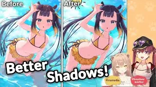 Rurudo Fixes Marine's Art - [Hololive]