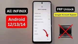 All Infinix Android 12,13,14 Frp Bypass Without Pc | All Infinix Phone Google Account Bypass 2024
