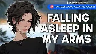 [F4F] [ASMR sleep aid] Falling asleep on your girlfriend's chest [cuddles] [forest] [ambience]