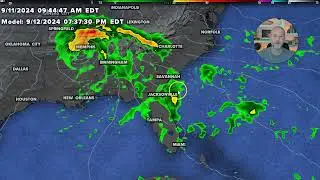 Wednesday wx vlog 9/11/2024: #Francine, a stalled front & new system.