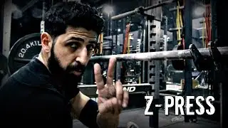 Z press |    افضل تمرين اكتاف للقوة و الحجم