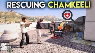 GTA 5 - Michael Rescuing Chamkeeli From Khalid  [EP 46] RLS S02 - GTA V Mods Urdu