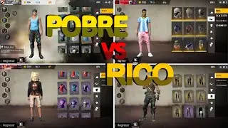 CUENTA POBRE vs CUENTA RICA //FREE FIRE//