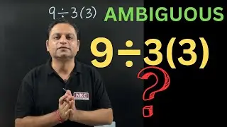 9÷3(3) = ? Math Viral Problem Solved | BODMAS Applications | Concept Clarification