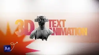 How To Make 3D Text Animations in After Effects - Revopoint RANGE 2 3D Scanner