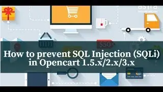 Opencart Vulnerable to SQL Injection