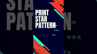Print Star Pattern in C lang. | DecodeTheCode 