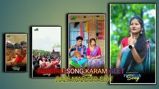 New Song Shukuntala Mahato 🌿 Kurmali Karam Geet 🌺 Alight Motion Editing Video Shukuntala