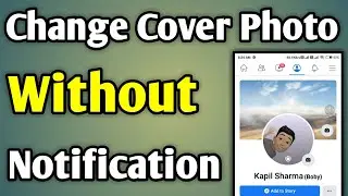 Change Fb Cover Photo Without Notifying Anyone | Without Notification Change Fb Cover Photo