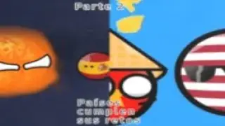 Países cumplen sus retos 2/7 #countryballs #humor #polandball #xd #retos