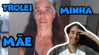Trollei minha mãe usando o filtro do Instagram! (FILTRO DO CACHORRO 🐶)
