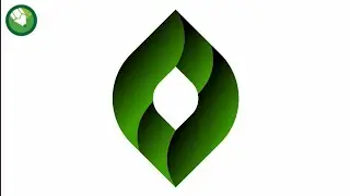 Easy 3D logo from square in CorelDRAW | Coreldraw tutorial | 