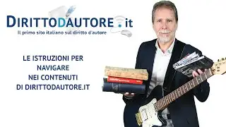 Come navigare nel sito Dirittodautore.it