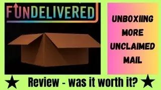 Fundelivered Unclaimed Mail Unboxing - What did I get?
