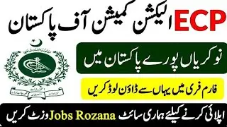 Election Commission Of Pakistan ECP Jobs 2021-Download Application Form