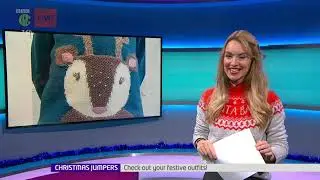 Hailey (BBC Newsround) in Tight Black Jeans