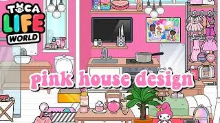 TOCA BOCA FREE PINK HOUSE DESIGN IDEA 🧸💕🏠 | FREE TO COPY