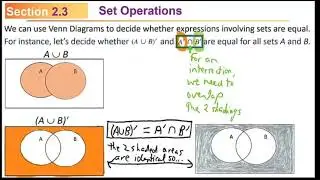 MATH 110 Reminders and Sec 2.3