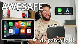 AWESAFE 9” Pantalla Coche CarPlay/Android Auto. Vale la pena?