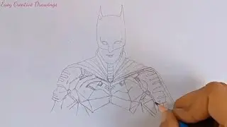 How to draw the Batman (2022) / Batman drawing / Marvel drawing