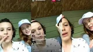 Millie Bobby Brown | Instagram Live Stream | 28 April 2017 w/ Sadie Sink