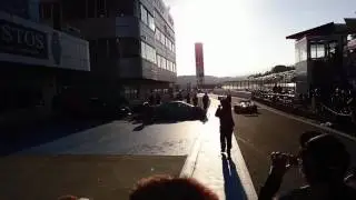 スーパーフォーミュラ 小林可夢偉選手のデモ走行、スーパーママチャリグランプリ2017