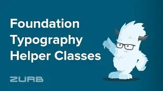 Foundation Docs | Typography Helper Classes