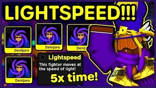 I FINALLY GOT A LIGHTSPEED PASSIVE IN ANIME FIGHTERS!!!