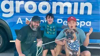 ZOOMIN GROOMIN my dog TOBY!