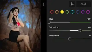 Lightroom Brown And Blue Tone Photo Editing | Lightroom Photo Editing New Trick