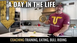 Day in The Life | Troponin Nutrition | Emails, Bull Riding, Chest Training