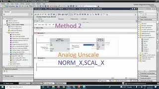TIA Portal: Analog Unscale | NORM_X | SCAL_X