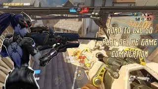 Overwatch | Road to lvl 50 | Play of the Game Compilation