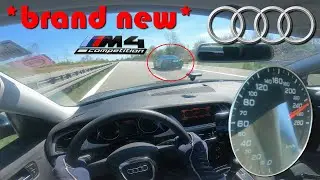 Audi A4 1.8 TFSI 160 HP | Review | 250 kmh Top speed & 100-200 kmh acceleration on german Autobahn