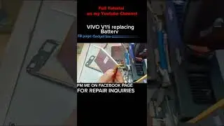 Vivo V11i Battery Replacing