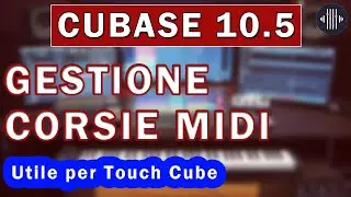 Cubase 10 Pro - Gestione corsie midi