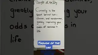 Though of the day