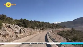 Bucak Ağlasun Arası Yol Doğası Araç Safari Burdur 4K UHD