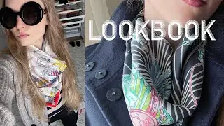 Fall 2022 Lookbook. How I style a lot of looks with a few keypieces. Feat. new AW22 Hermès silks..!