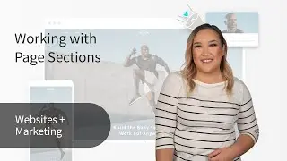 Working with Page Sections in Your GoDaddy Website - Website Builder Demo