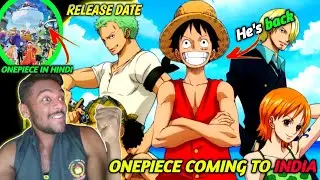 Onepiece Coming to india | Release date, Onepiece in (HINDI)