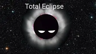 Total Eclipse #planetballs #astronomy #countryballs #solarsystem