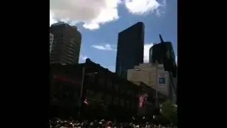 All Blacks parade on Queen st!