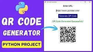 QR Code Generator in Python using Tkinter | Python Project