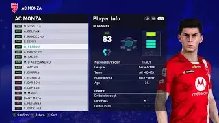 AC MONZA PLAYER FACEPACK, KITSPACK AND FILE EDIT | PES 2021| PC VERSION