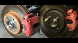 Volvo XC90 Bleeding Brakes and Painting Rotors and Calipers