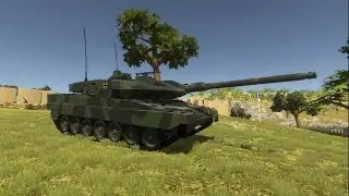 LEOPARD 2A6 IN RAVENFIELD 5 LEOPARDS VS 5 T 80U