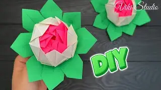 3D Origami 💥 How to make Paper Flowers Lotus Easy Craft Ideas