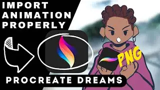 How to import animation in Procreate Dreams (Read Pinned Comment)