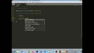 Creating a MySQL Database using php XAMPP server | 